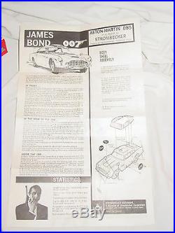 Strombecker Aston Martin James Bond 007 Slot Car with Box MINT NEVER USED