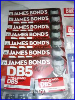 UN Built Eaglemoss James Bond 1964 Aston martin DB5, Goldfinger, 1 to 86 parts /
