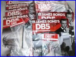 UN Built Eaglemoss James Bond 1964 Aston martin DB5, Goldfinger, 1 to 86 parts /
