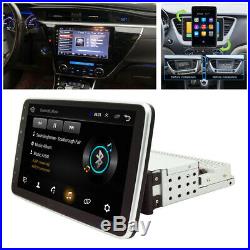 Universal 1DIN 9Touch Rotatable Screen HD Car Stereo Radio GPS Wifi Mirror Link