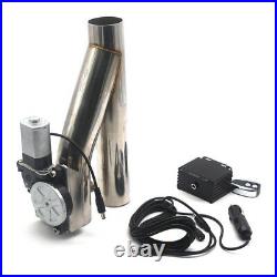 Universal 2 Electric Exhaust Downpipe Cutout E-Cut Out Dual-Valve Remote Steel