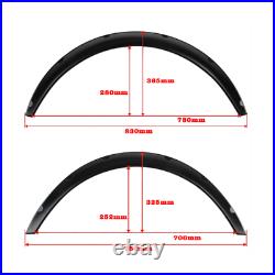 Universal Car Autos Fender Wheel Arches Flare extension flares wide 4 arches set