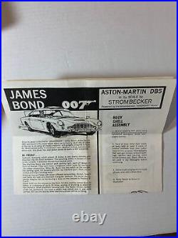 VINTAGE James Bond 007 Aston Martin Competition Kit Strombecker 1966