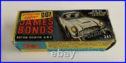 Vintage Diecast Corgi Toy #261 James Bond 007 Aston Martin D. B. 5 Goldfinger