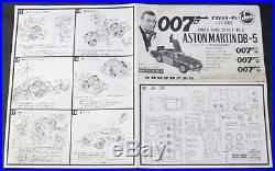 Vintage Imai Model Kit 1/24 007 JAMES BOND ASTON MARTIN DB-5 Assembled