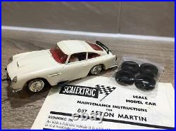 Vintage Scalextric Original 1960s 007 James Bond C97 Aston Martin & Instructions