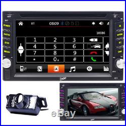 Windows 6.2 Double 2Din Car Stereo Radio CD DVD Player GPS Bluetooth +Camera
